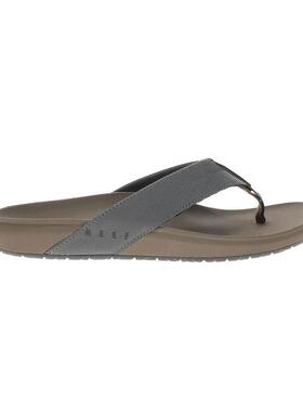 代购Reef男士人字拖舒适防水防滑轻便灰色交叉带软垫内衬EVA鞋底