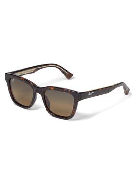 代购MauiJim女士太阳镜偏光防眩光UV防护高清晰度纹方形框