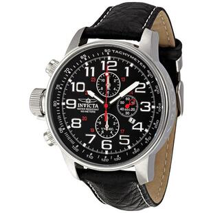 代购Invicta Lefty Terra Military Chronograph Black男士手表