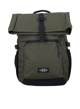 代购EASTPAK男士双肩包防泼水设计衬垫背板前拉链袋后袋