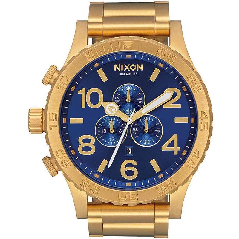 nixon 尼克松欧美手表男士金色手表蓝色大表盘轻奢 a083-2735-00