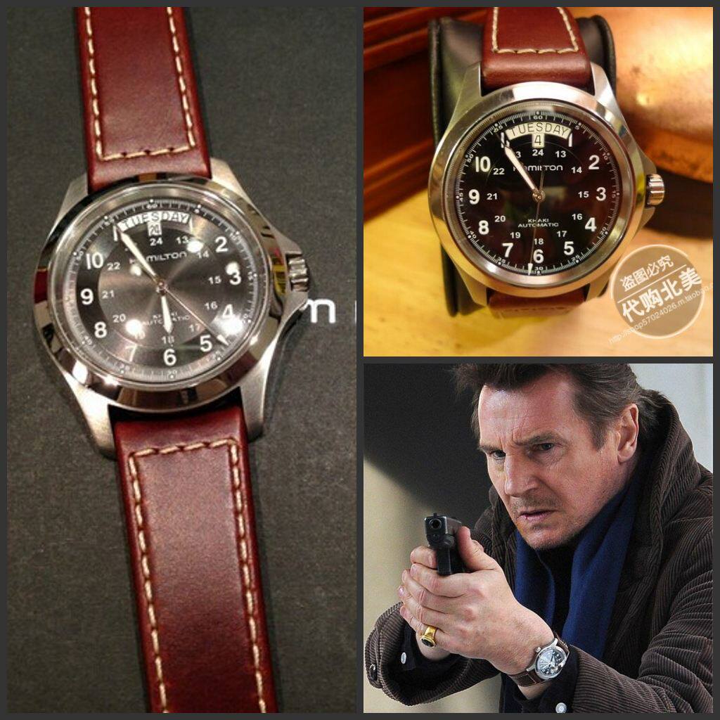 正品hamilton卡其将军男表汉密尔顿自动机械男士手表h64455533