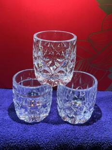 迷你威士忌杯75ML烧酒杯子1.5两烈酒杯米酒酒盅小啤酒杯高度酒杯