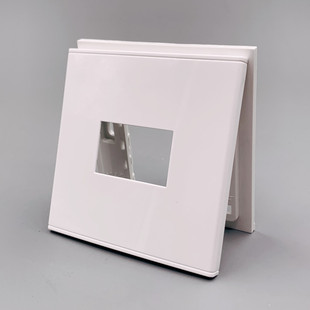 86型一位空面板 空位面板 强弱电组合面板 多媒体墙壁插座面板