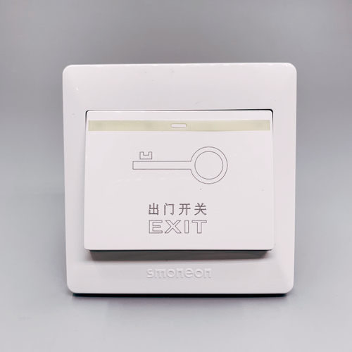 门禁开关 自动复位出门开门电子门控系统按钮弹簧按键墙壁86面板