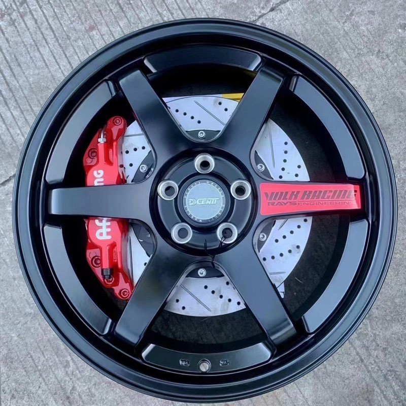 迪生力18寸te37带轮胎适用于思域尚酷锐志汽车铝合金运动改装轮毂