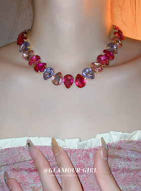 欧美水滴项链高级感水滴