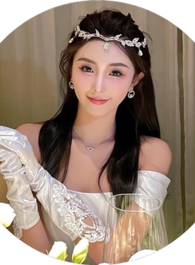 少女额饰额饰玉都遇皇冠