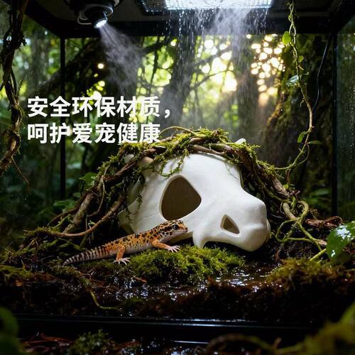 卡拉头骨创意摆件鱼缸异