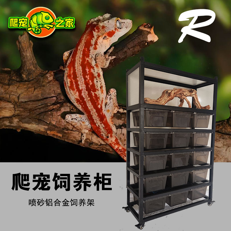 爬宠之家R睫角饲养抽屉柜铝合金