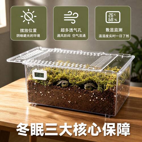 乌龟冬眠箱过冬装备饲养