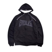 宽松连帽衫 亏本清仓 男子拳击运动加绒连帽卫衣训练美式 拉链上衣