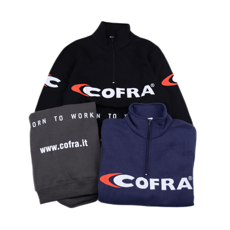 COFRA 트렌디한 아웃도어 스포츠 벨벳 스웨트셔츠 러닝 피트니스 스포츠 캐주얼 하프 지퍼 풀오버 ??스탠드업 칼라 탑