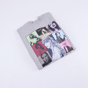 次品处理霉霉泰勒斯威夫特TaylorSwift 23冬季巡演宽松半高领卫衣