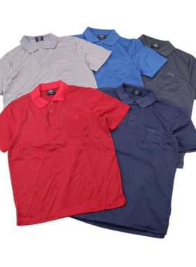 清仓处理 COUGARS美洲狮夏季男士装运动宽松Polo透气速干吸汗短袖