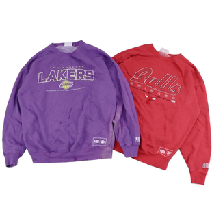 次品亏本超值处理篮球球队刺绣秋冬款粒粒绒加绒保暖透气圆领卫衣