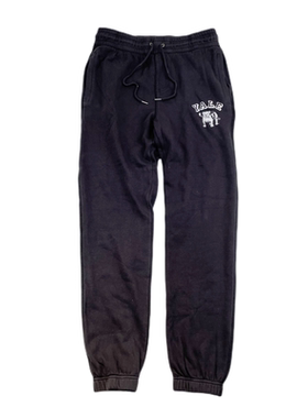 次品处理美式耶鲁UCLA秋冬季加绒卫裤男士束脚宽松休闲运动长裤