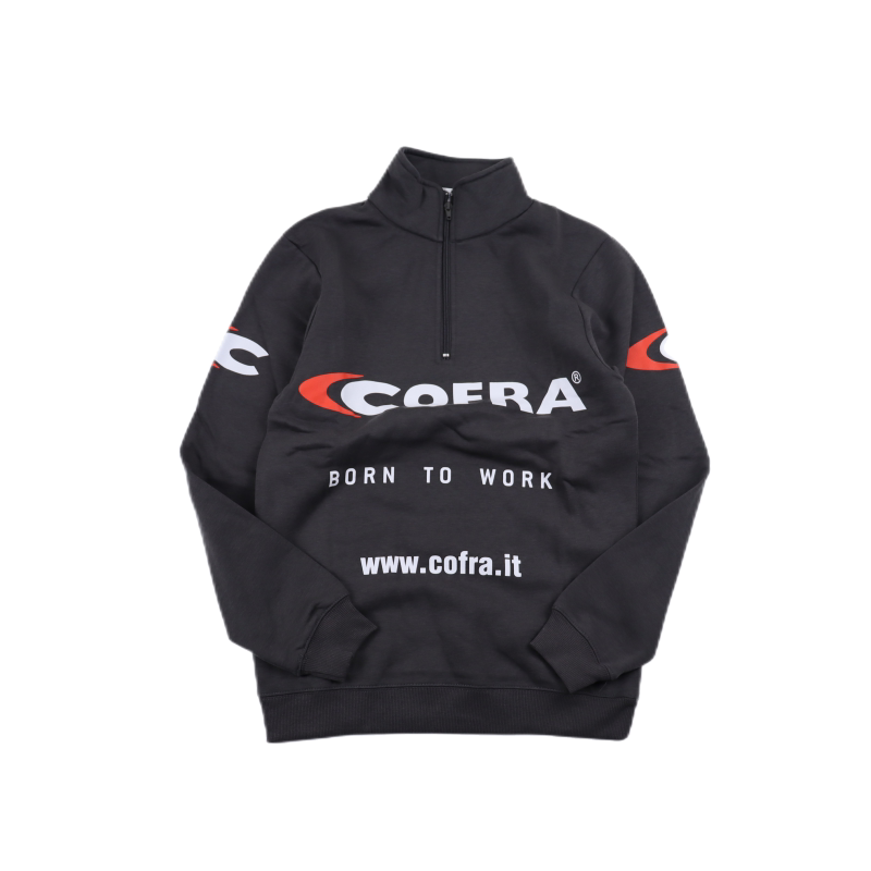 COFRA 트렌디한 아웃도어 스포츠 벨벳 스웨트셔츠 러닝 피트니스 스포츠 캐주얼 하프 지퍼 풀오버 ??스탠드업 칼라 탑