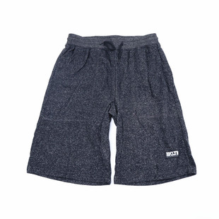 次品亏本处理 美单BKLYN夏季棉毛圈运动休闲短裤宽松舒适五分裤