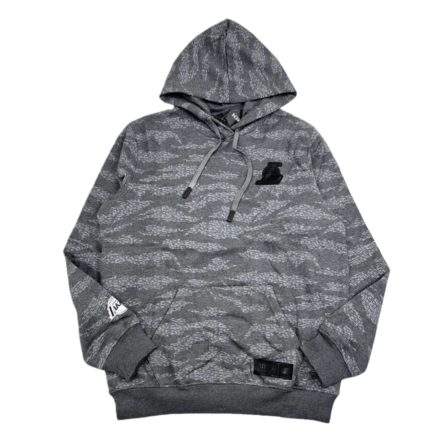 秋冬加绒连帽卫衣 克重高面料扎实迷彩潮流宽松球队美式套头帽衫