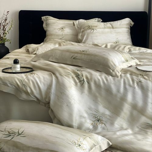 新中式裸睡兰精天丝四件套