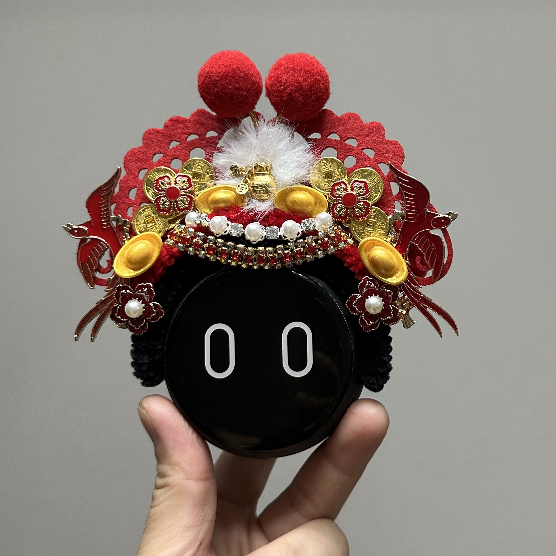 蔚来nomi帽子问界音响帽子中国风喜庆中控音响帽子送闺蜜礼物摆件