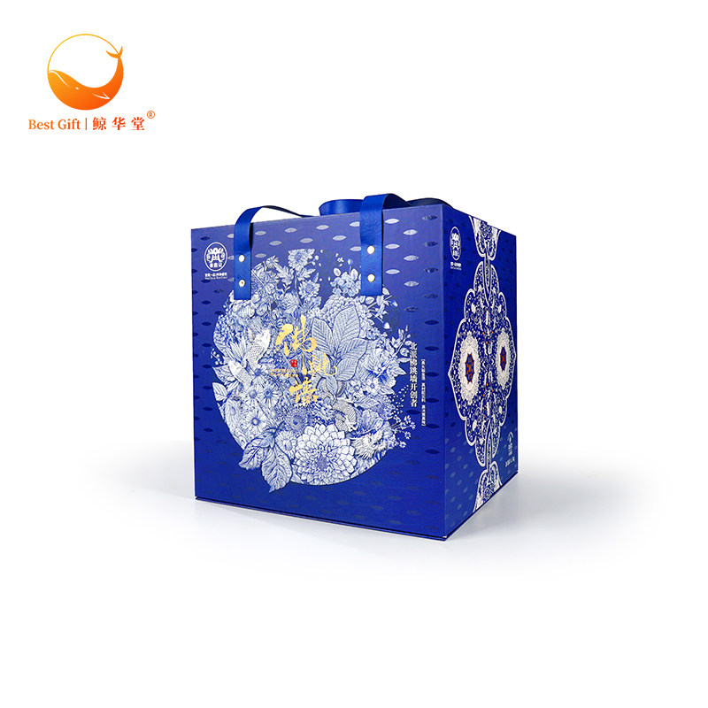 佛跳墙青花瓷鲸华堂海参鲍鱼花胶大连滋补品
