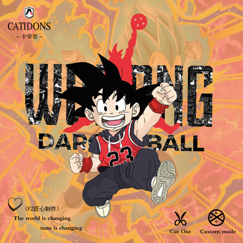 2021款短袖男七龙珠悟空联名aj23号飞人篮球运动潮牌大码半袖t恤