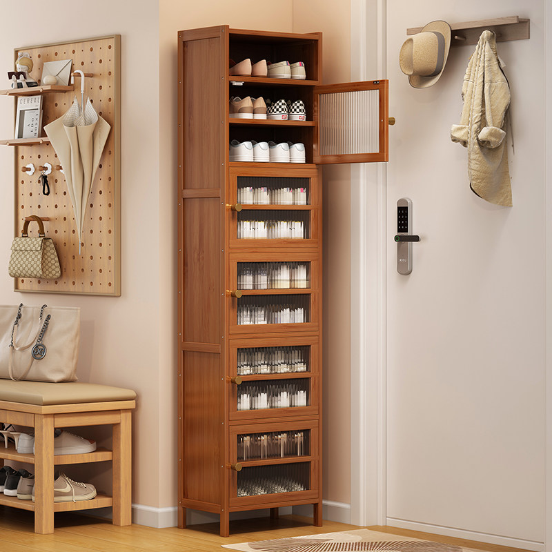 入户极窄鞋柜家用门口小窄鞋架楼道外出租房用室内玄关柜一体收纳,住宅家具,鞋柜,淘宝优惠券,粉丝福利购,淘宝优惠卷