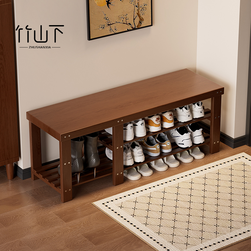 入户换鞋凳门口家用鞋柜坐凳一体穿鞋凳进门凳玄关沙发凳可坐鞋架