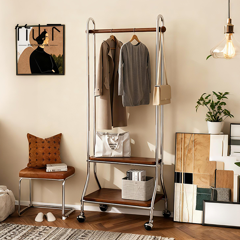 简约高级感金属衣帽架