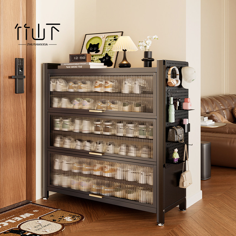 钢制鞋柜2025新款家用门口收纳柜一体靠墙门外走廊鞋架储物柜,住宅家具,鞋架,淘宝优惠券,粉丝福利购,淘宝优惠卷