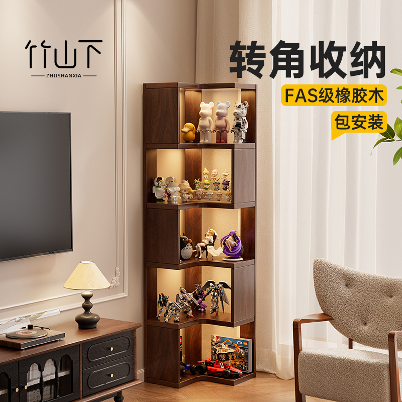 【实木手办柜】角落收纳占地小