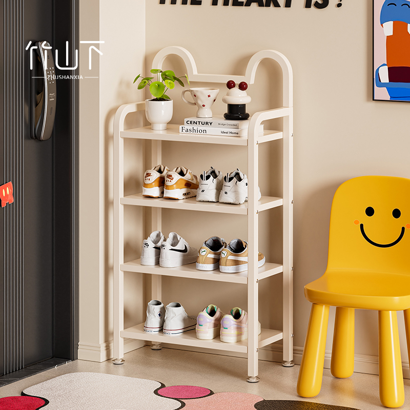 【猫耳鞋架】奶油风优质碳钢