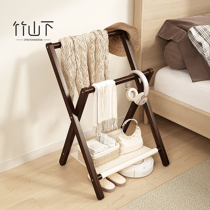 衣架落地床边放衣服神器次净衣架