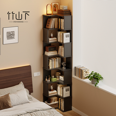 【纯实木】转角收纳书架