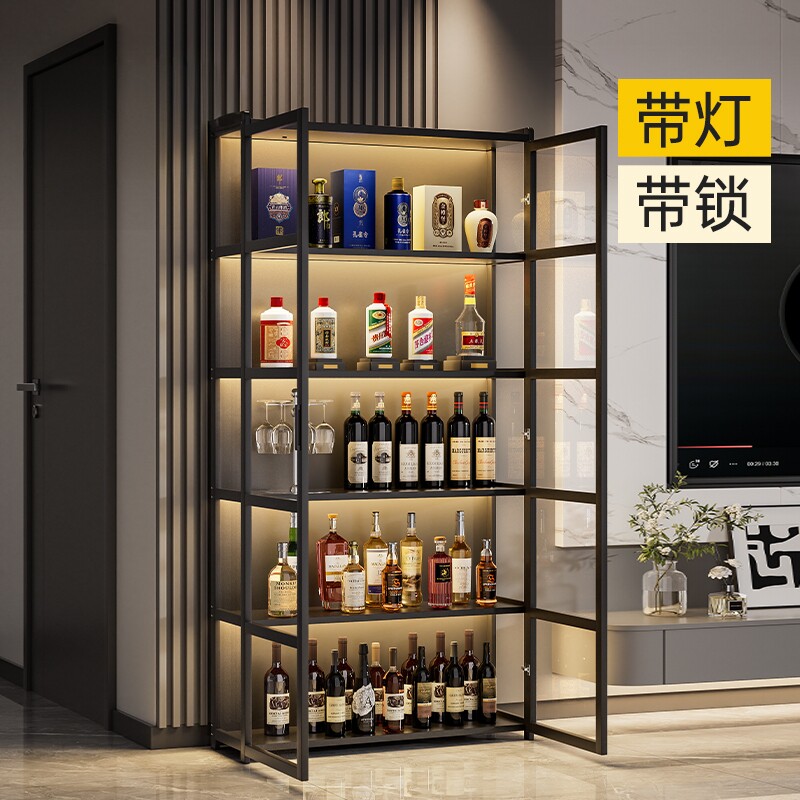 酒柜家用客厅2024新款靠墙图片