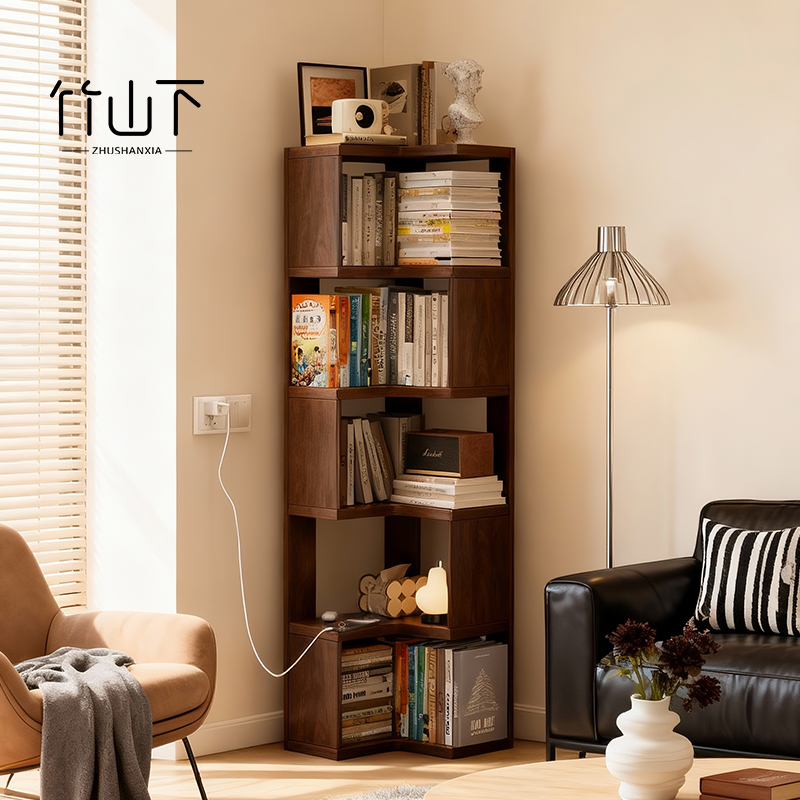 【热卖新品】实木转角柜落地书柜