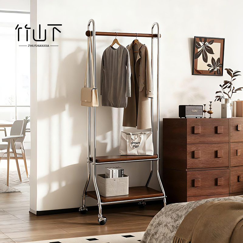 简约高级感金属衣帽架