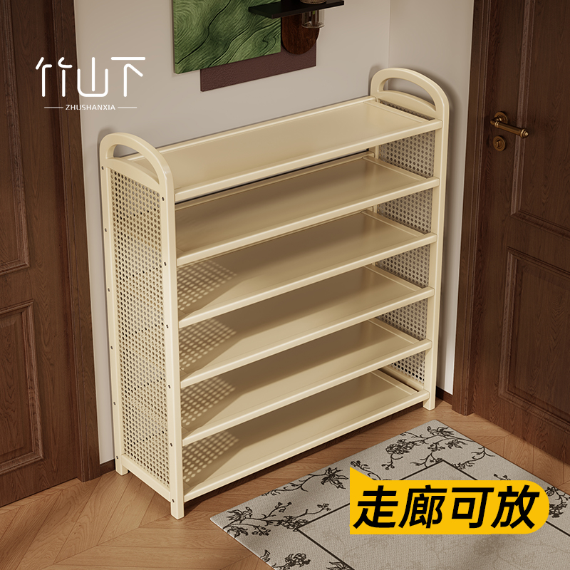 鞋架子家用门口多层入户出租房用新款大容量鞋柜门外走廊用置物架