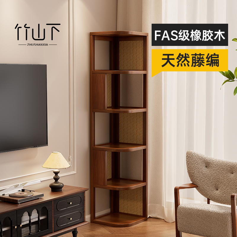 【实木转角柜】墙角收纳稳固不倒