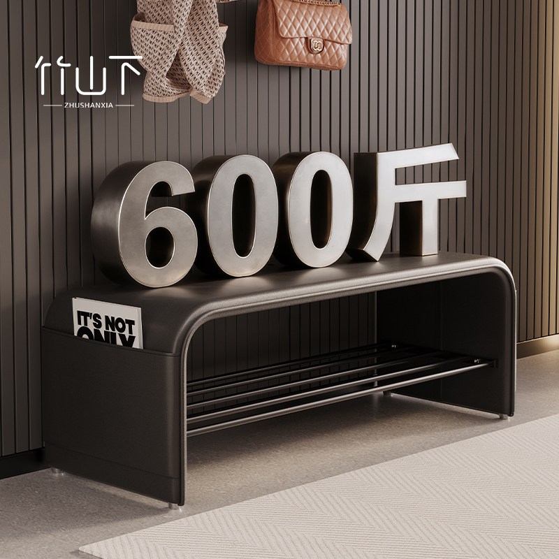 门口换鞋凳家用进门入户长条凳子穿鞋凳鞋柜一体玄关凳轻奢床尾凳