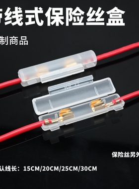 5*20mm6x30玻璃保险丝管1~15/30A250V行车记录仪点烟器摩托洗衣机