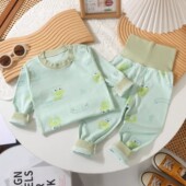 贝蒂小树秋冬婴儿纯棉内衣套装 A类宝宝秋衣秋裤 男女童护肚睡衣新