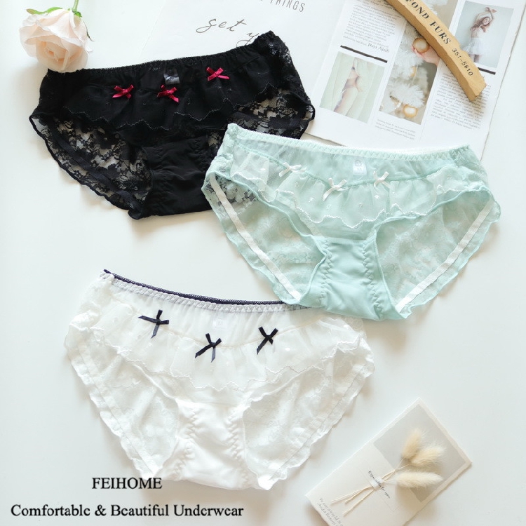n490舒适女士中低腰简mlxl内裤
