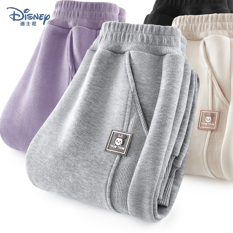 迪士尼女童运动裤卫裤