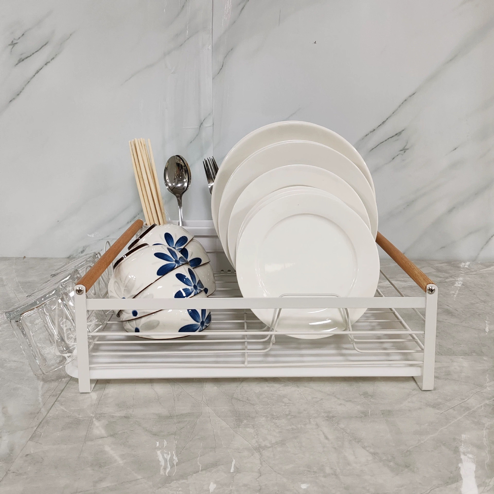 厨房碗碟沥水架碗筷收纳架整理