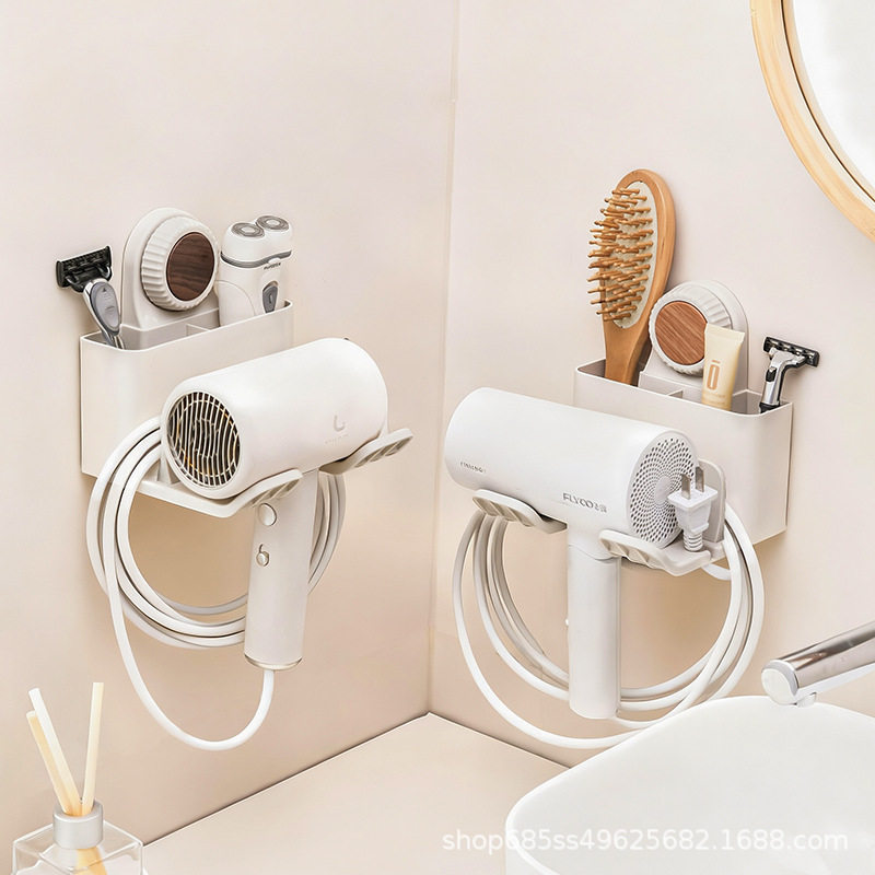 壁挂吹风机置物架卫生间免打孔
