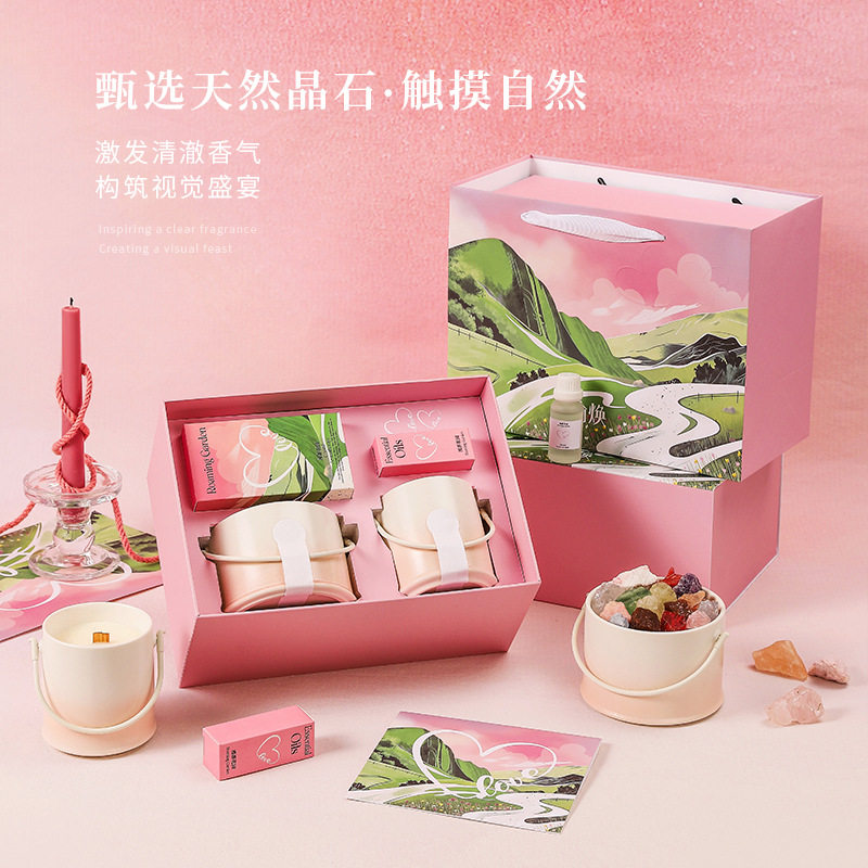 香薰礼盒扩香石精油香薰摆件卧室高级感香氛小众香薰蜡烛生日礼物,家居饰品,香薰礼盒,淘宝优惠券,粉丝福利购,淘宝优惠卷