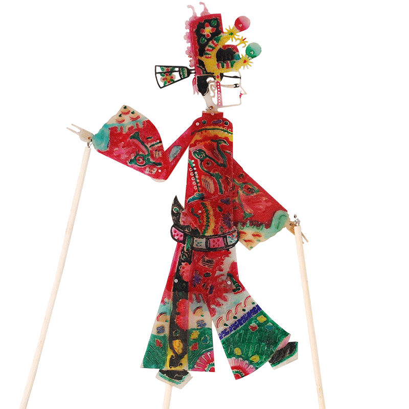皮影工艺品 动感皮影带操作杆 手工艺品中国特色礼品送小朋友礼物